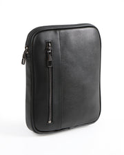 LİMA SERİSİ - DERİ OMUZ ÇANTASI - SİYAH