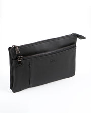 BROOKLYN SERİSİ - DERİ EL ÇANTASI - SİYAH