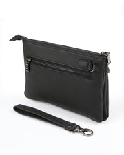 BROOKLYN SERİSİ - DERİ EL ÇANTASI - SİYAH