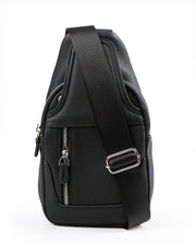 WEST CROSSPACK SERİSİ - DERİ ÇAPRAZ OMUZ ÇANTASI - SİYAH