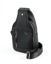 WEST CROSSPACK SERİSİ - DERİ ÇAPRAZ OMUZ ÇANTASI - SİYAH