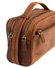 UNIBAG SERİSİ - DERİ EL ÇANTASI - KAHVE