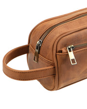 BERLİN SERİSİ - DERİ EL ÇANTASI - KAHVE