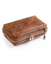 MELBOURNE SERİSİ - DERİ EL ÇANTASI -KAHVE