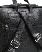APEXİA SERİSİ - DERİ SIRT ÇANTASI - SİYAH