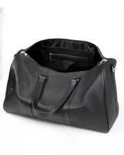 MONARC SERİSİ - DERİ SEYAHAT ÇANTASI - SİYAH