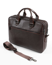 EVEREST SERİSİ - DERİ LAPTOP VE EVRAK ÇANTASI -ACI KAHVE