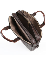 EVEREST SERİSİ - DERİ LAPTOP VE EVRAK ÇANTASI -ACI KAHVE