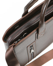 MİSTİRAL SERİSİ - DERİ LAPTOP VE EVRAK ÇANTASI - KAHVE