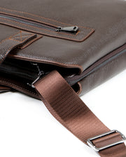 ORİON SERİSİ - DERİ LAPTOP VE EVRAK ÇANTASI - ACI KAHVE