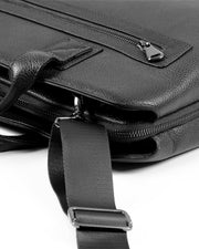 MİSTRAL SERİSİ - DERİ LAPTOP VE EVRAK ÇANTASI -  SİYAH