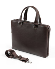 ORİON SERİSİ - DERİ LAPTOP VE EVRAK ÇANTASI - ACI KAHVE