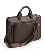 ASTRA SERİSİ - DERİ LAPTOP VE EVRAK ÇANTASI -  - KAHVE