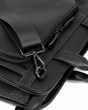 GENEVA SERİSİ - DERİ LAPTOP VE EVRAK ÇANTASI - SİYAH