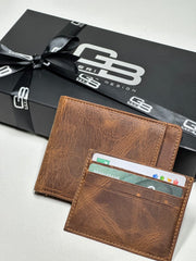 KANGURU SERİSİ DERİ CÜZDAN - FINDIK KAHVE