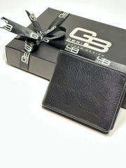 LOTUS SERİSİ DERİ CÜZDAN - SİYAH