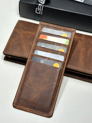 DOHA SERİSİ DERİ CÜZDAN - FINDIK KAHVE