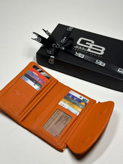 HOLYWOOD SERİSİ DERİ CÜZDAN - TURUNCU