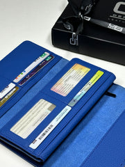 VENEZİA SERİSİ DERİ CÜZDAN - MAVİ