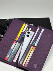 BRUGE SERİSİ DERİ CÜZDAN - MOR