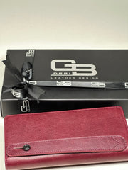 BRUGE SERİSİ DERİ CÜZDAN - PARLAK BORDO