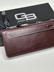 BRUGE SERİSİ DERİ CÜZDAN - PARLAK KAHVE