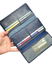 VENEZİA SERİSİ DERİ CÜZDAN - LACİVERT