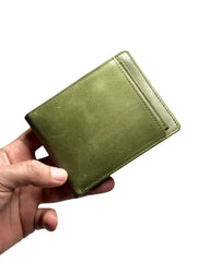 KANGURU SERİSİ DERİ CÜZDAN - YEŞİL