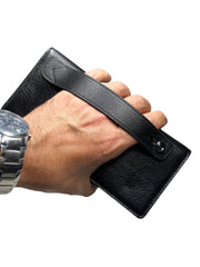 BRUGE SERİSİ DERİ CÜZDAN - PARLAK SİYAH