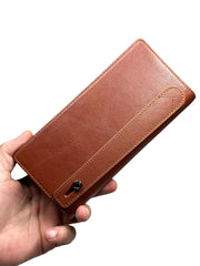 BRUGE SERİSİ DERİ CÜZDAN - AÇIK PARLAK KAHVE