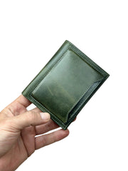 DİKEY KANGURU SERİSİ DERİ CÜZDAN - YEŞİL CRAZY