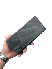 BRUGE SERİSİ DERİ CÜZDAN - GRİ CRAZY