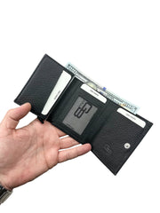 MEKA SERİSİ DERİ CÜZDAN - SİYAH