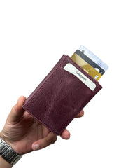 MEKA SERİSİ DERİ CÜZDAN - BORDO