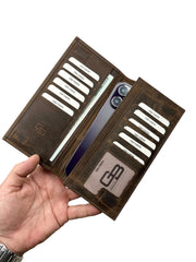 MİLANO SERİSİ DERİ CÜZDAN - KOYU. KAHVE