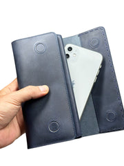 VENEZİA SERİSİ DERİ CÜZDAN - LACİVERT