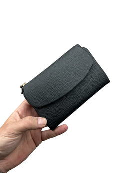 HOLYWOOD SERİSİ DERİ CÜZDAN - MAT SİYAH