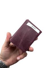 MEKA SERİSİ DERİ CÜZDAN - BORDO