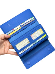 VENEZİA SERİSİ DERİ CÜZDAN - MAVİ