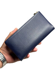 ROMA SERİSİ - DERİ CÜZDAN - PARLAK LACİVERT