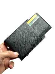 KANGURU SERİSİ DERİ CÜZDAN - SİYAH