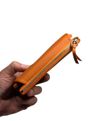 HOLYWOOD SERİSİ DERİ CÜZDAN - TURUNCU