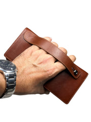 BRUGE SERİSİ DERİ CÜZDAN - AÇIK PARLAK KAHVE