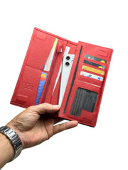 DOHA SERİSİ DERİ CÜZDAN - KIRMIZI