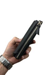 HOLYWOOD SERİSİ DERİ CÜZDAN - MAT SİYAH