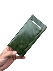 DOHA SERİSİ DERİ CÜZDAN - YEŞİL CRAZY