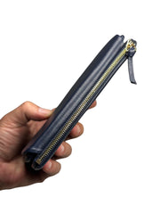 ROMA SERİSİ - DERİ CÜZDAN - PARLAK LACİVERT