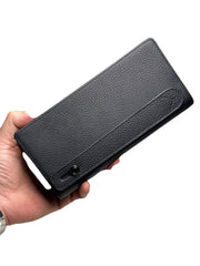 BRUGE SERİSİ DERİ CÜZDAN - MAT SİYAH