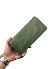 BRUGE SERİSİ DERİ CÜZDAN - YEŞİL CRAZY