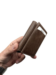 MEKA SERİSİ DERİ CÜZDAN - KAHVE